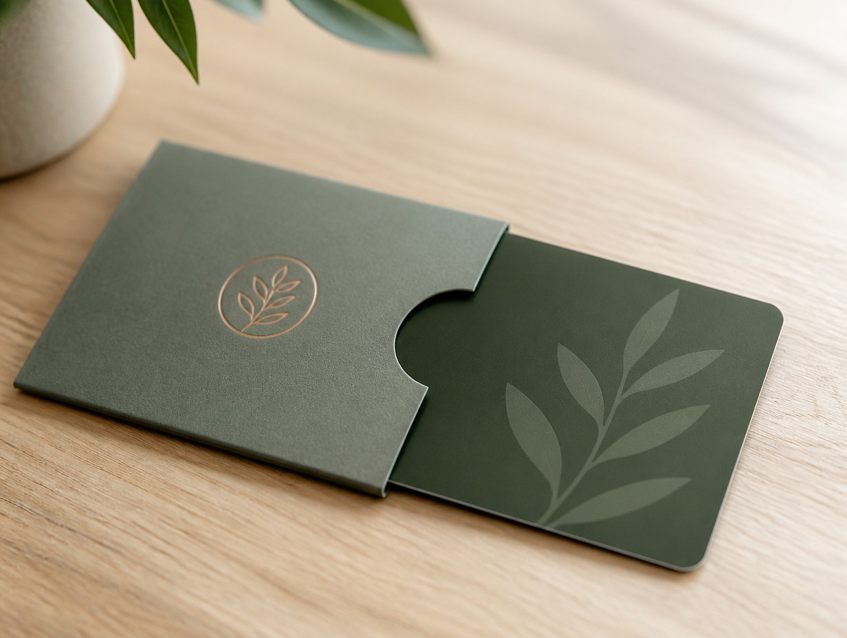 AI-generated gift card mockup sample
