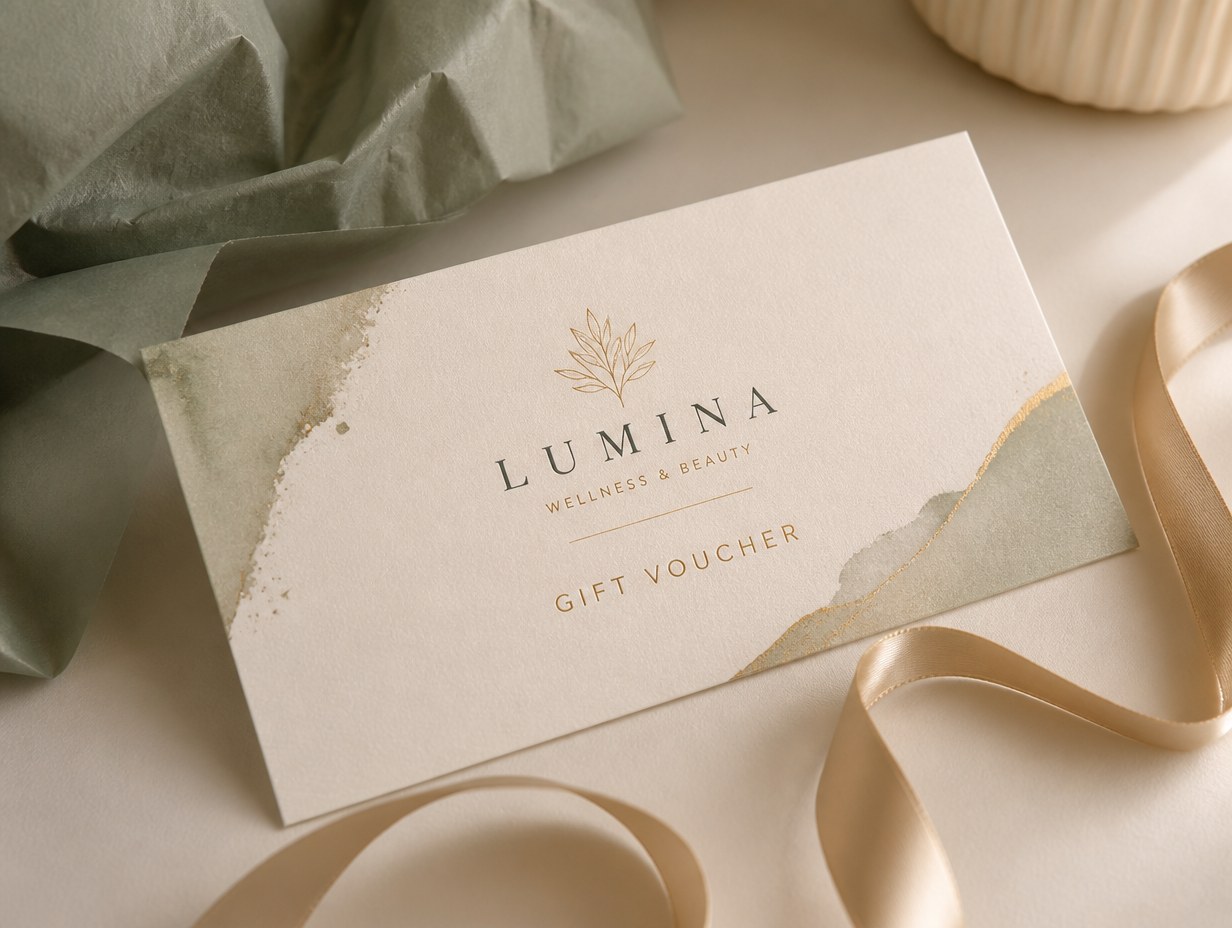 Gift Voucher mockup example
