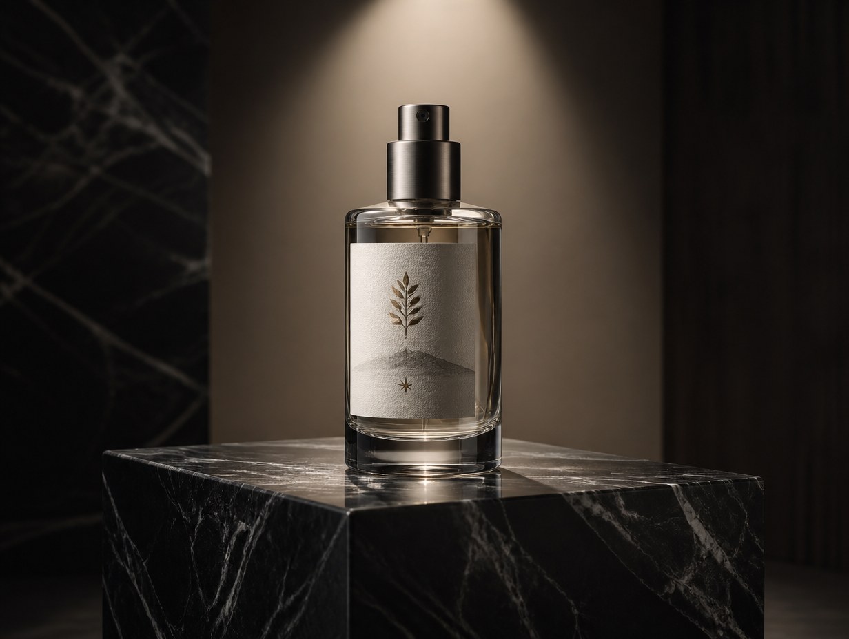 Glass Perfume Atomizer mockup example