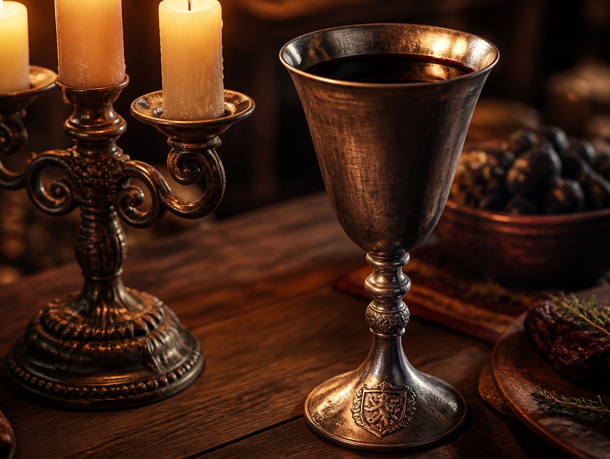 AI-generated goblet mockup sample