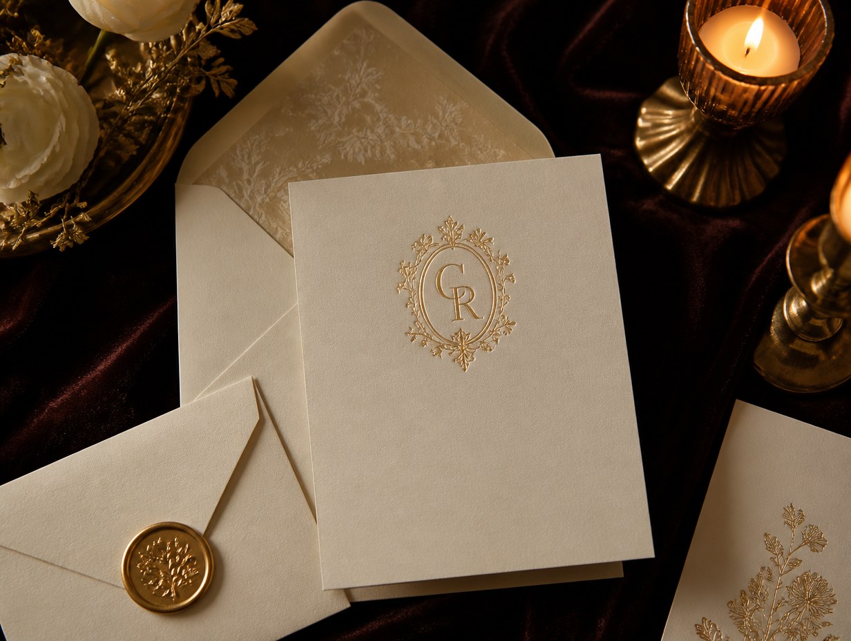 Gold Foil Logo mockup example