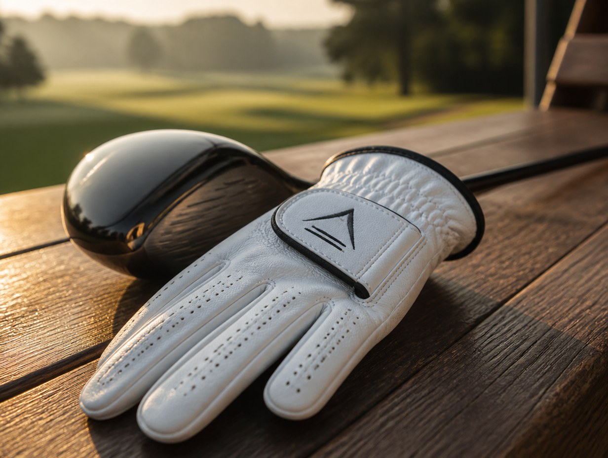 AI-generated golf glove mockup sample