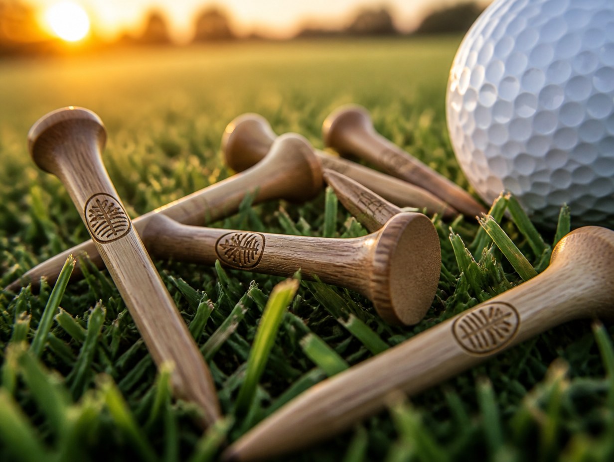 AI-generated golf tee mockup sample