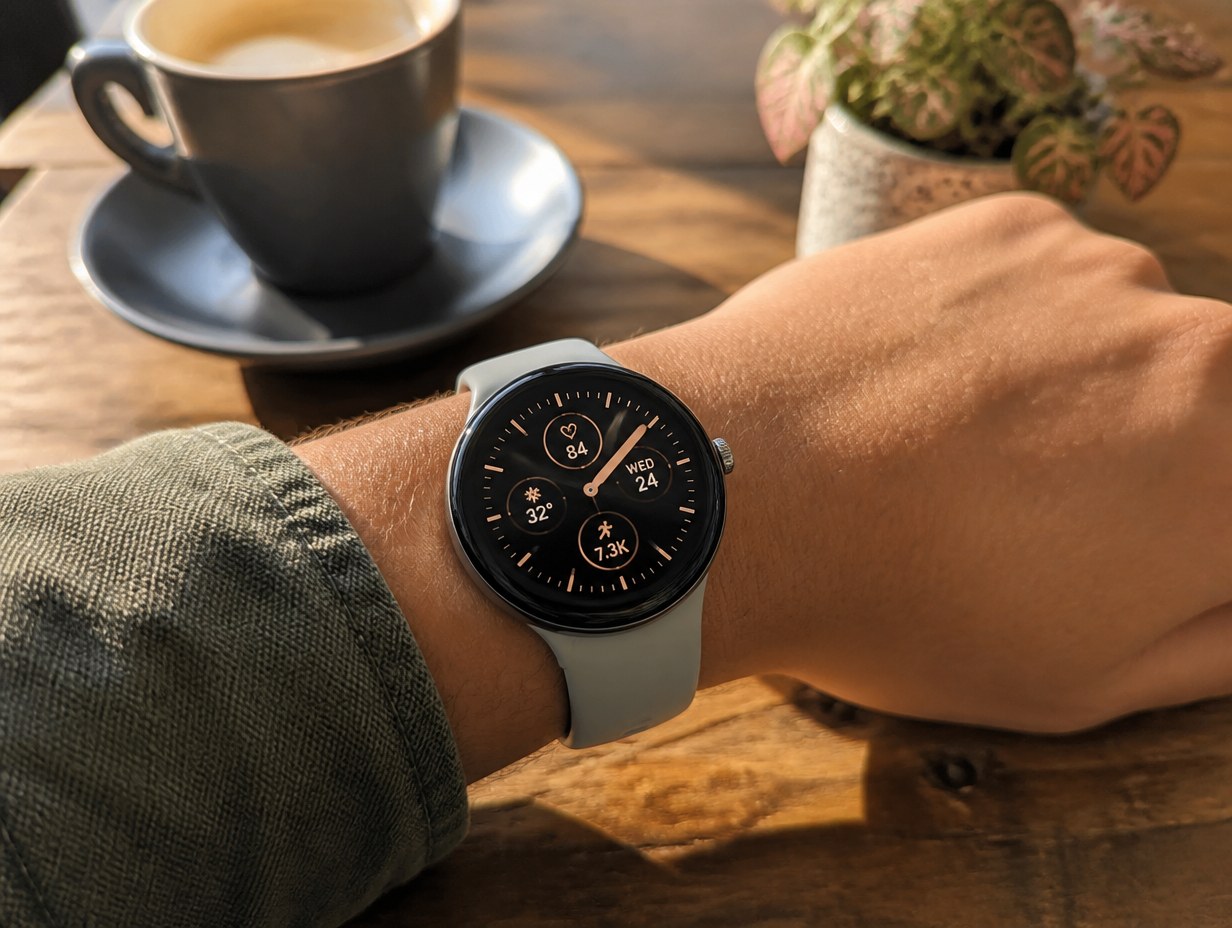Google Pixel Watch mockup example