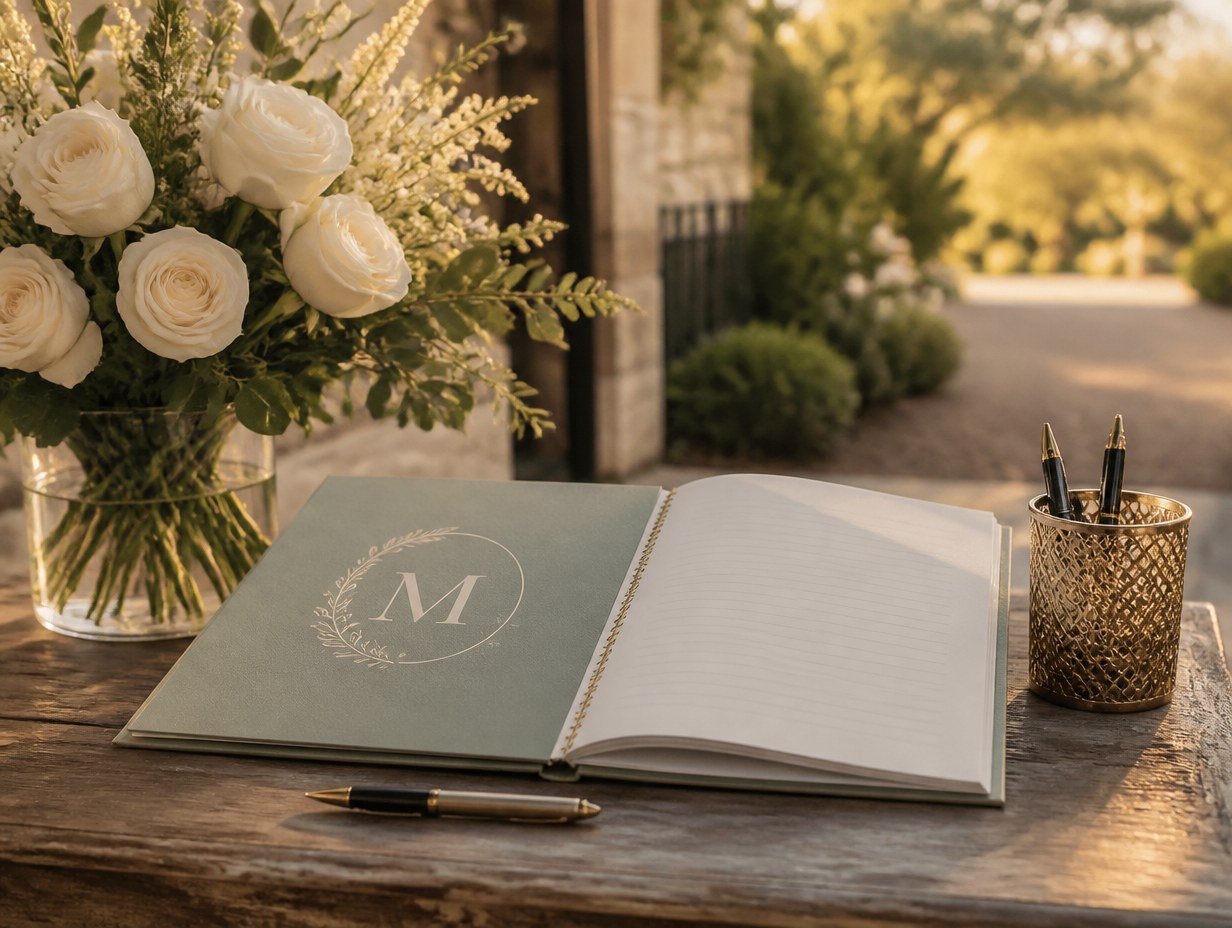 Guest Book mockup example