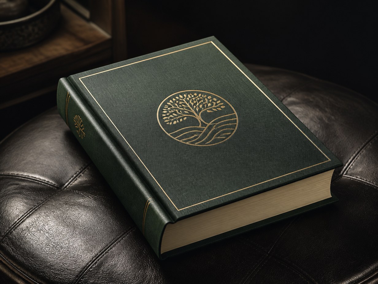 Hardback Book mockup example
