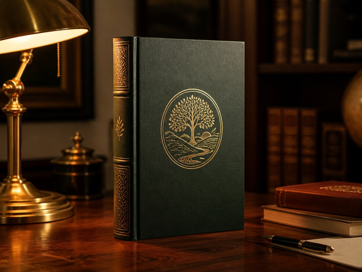 Hardcover Book mockup example