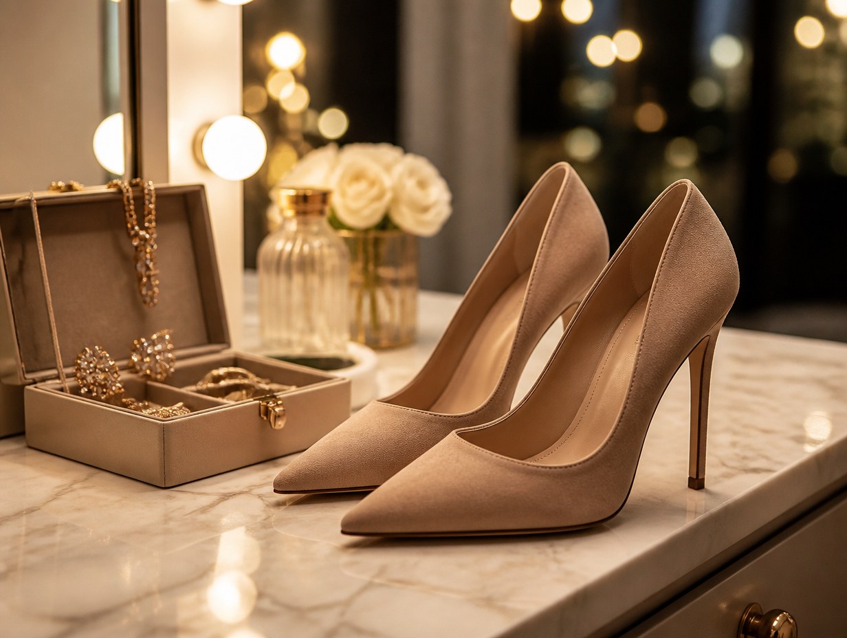 AI-generated high heels mockup sample