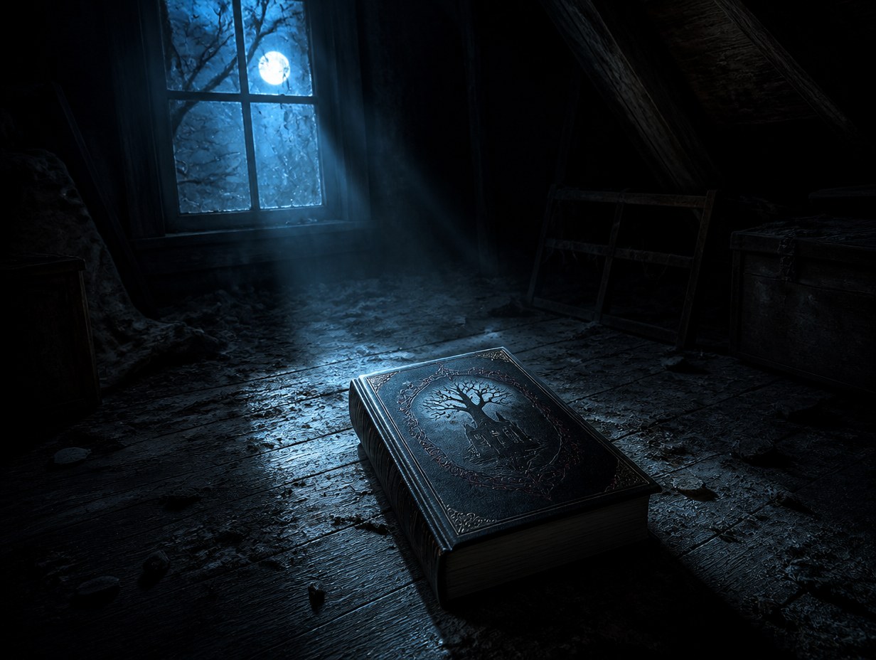 Horror Book Cover mockup example
