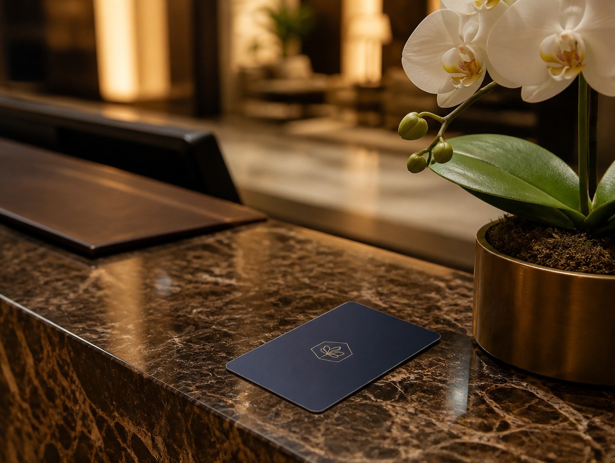 Hotel Key Card mockup example
