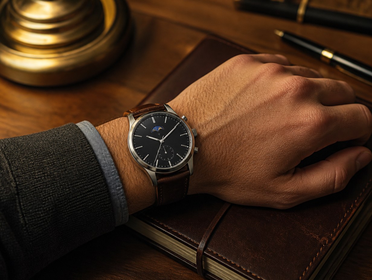 Hybrid Smartwatch mockup example