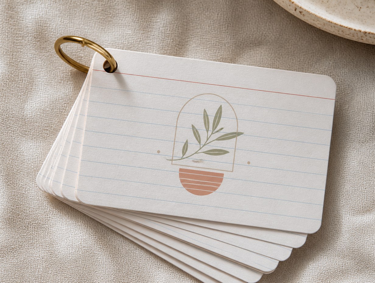 Index Card mockup example
