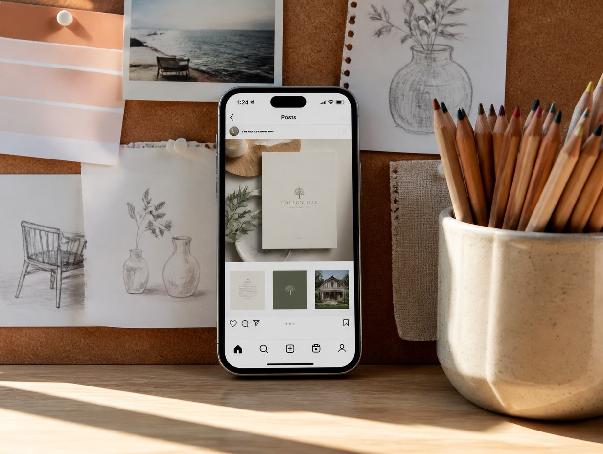 Instagram Carousel mockup example