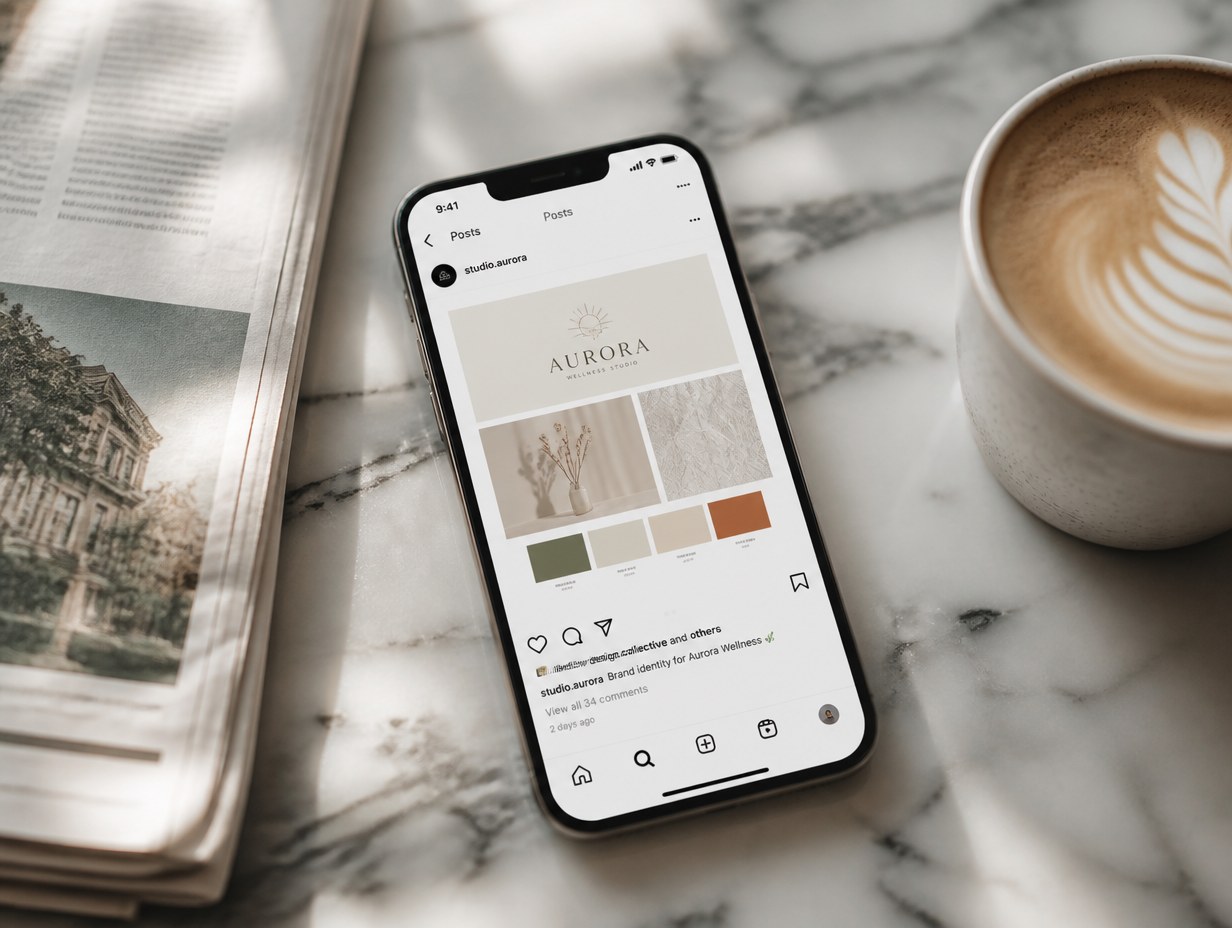 Instagram Post mockup example