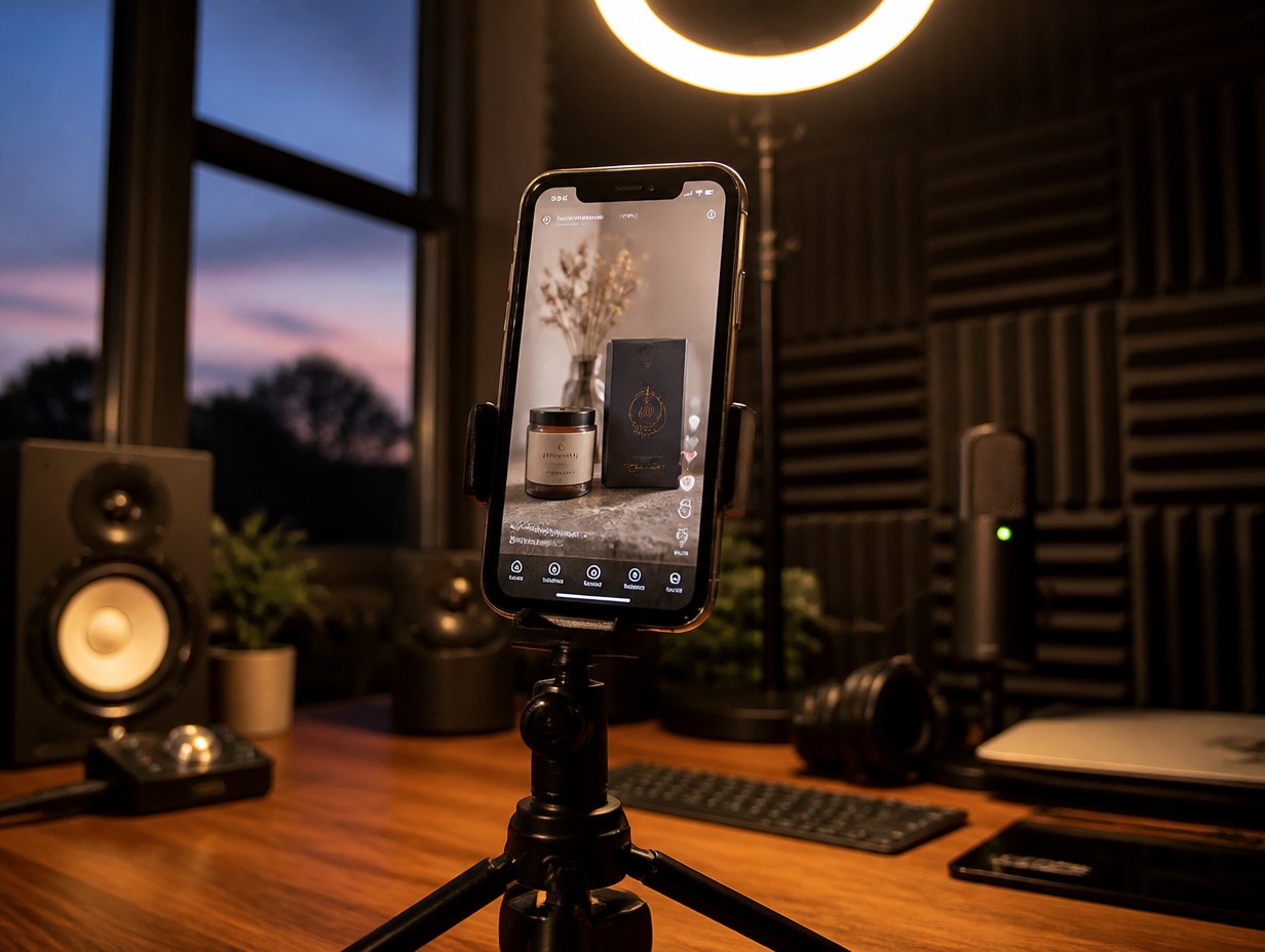 Instagram Reel mockup example