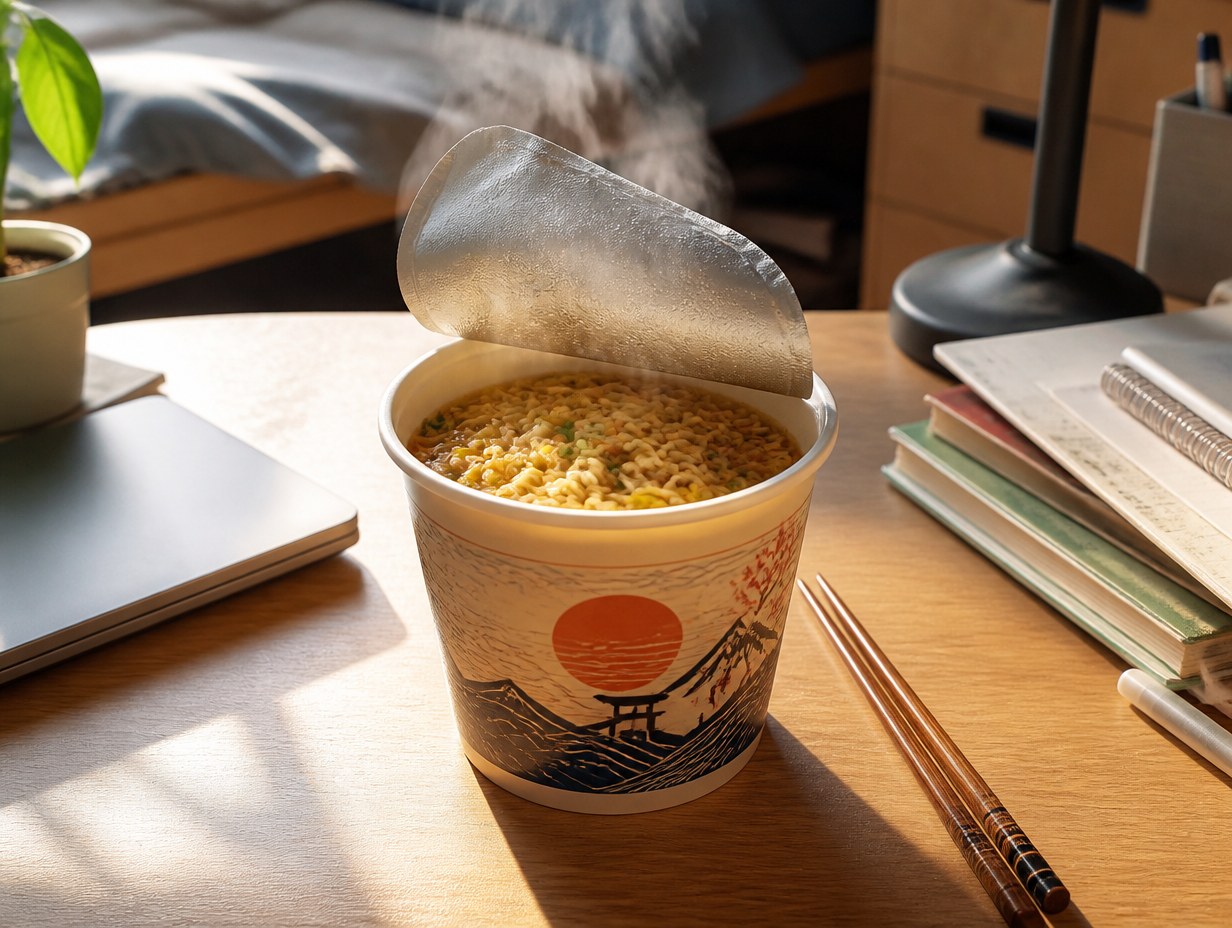 Instant Noodle Cup mockup example