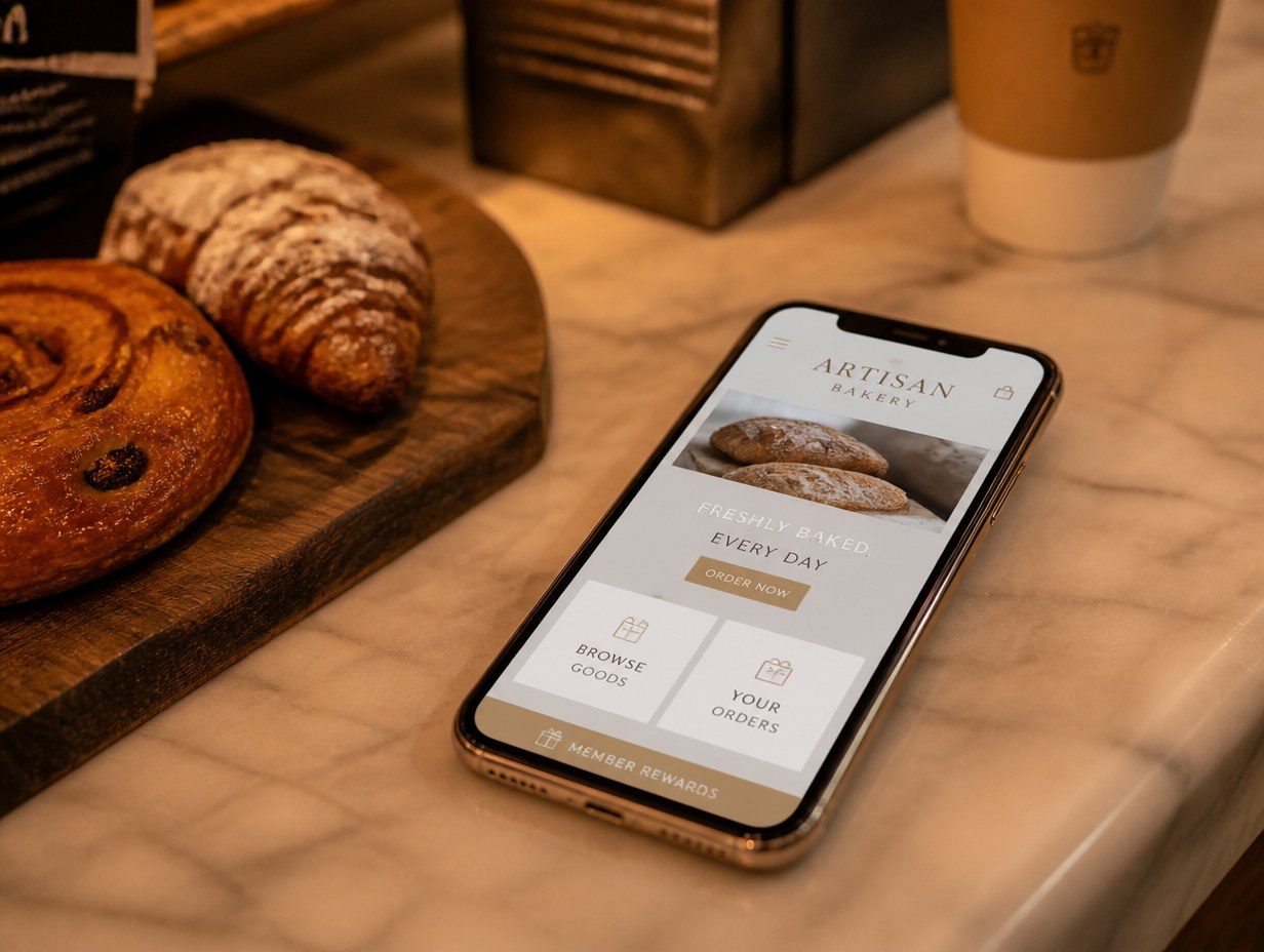AI-generated ios app mockup sample