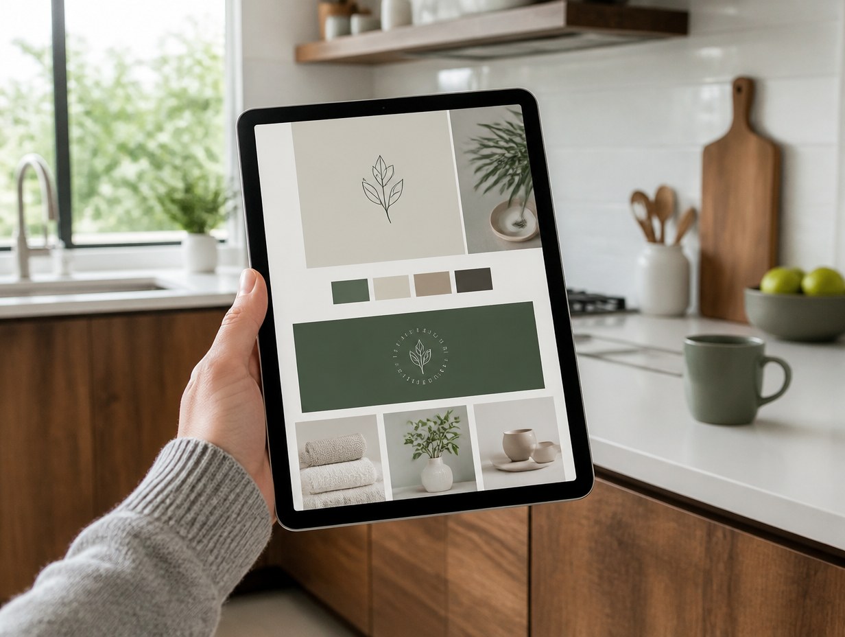 iPad in Hand mockup example