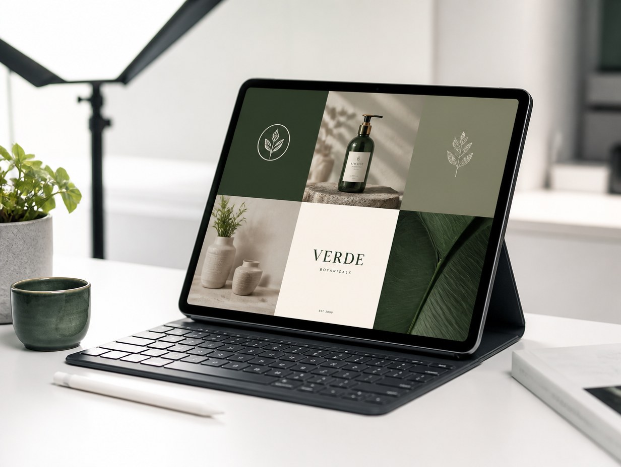 AI-generated ipad pro mockup sample