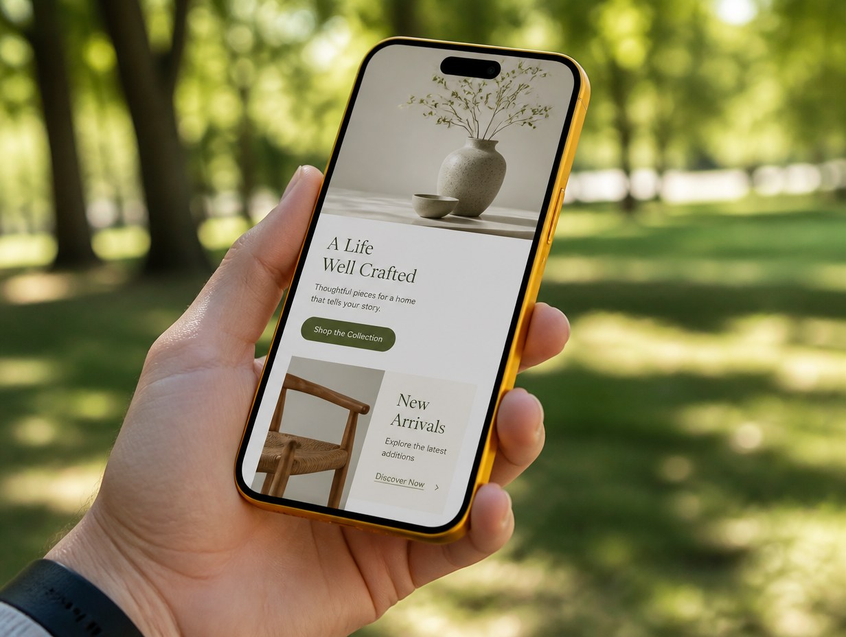 AI-generated iphone 17 mockup sample