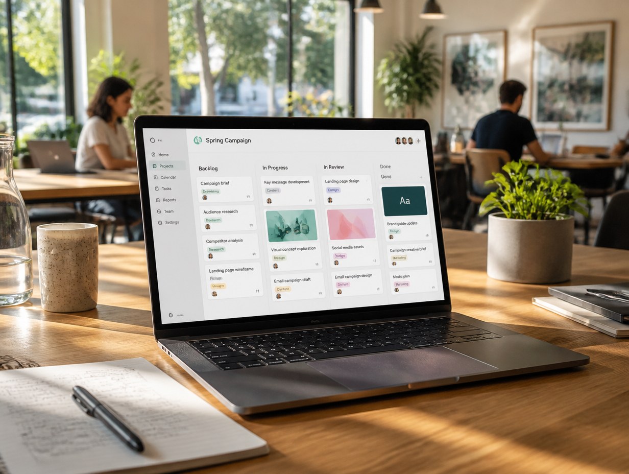 Kanban Board mockup example