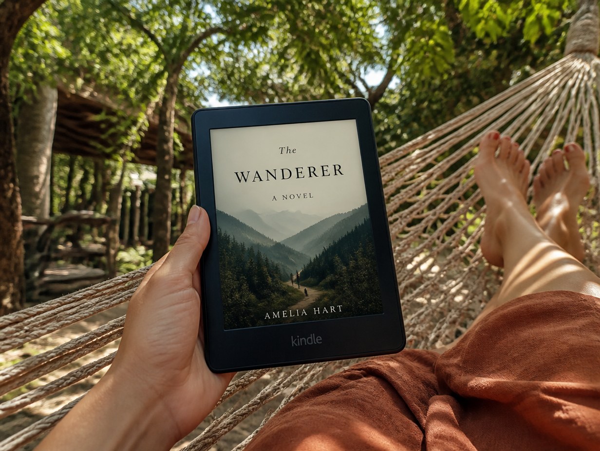 Kindle mockup example