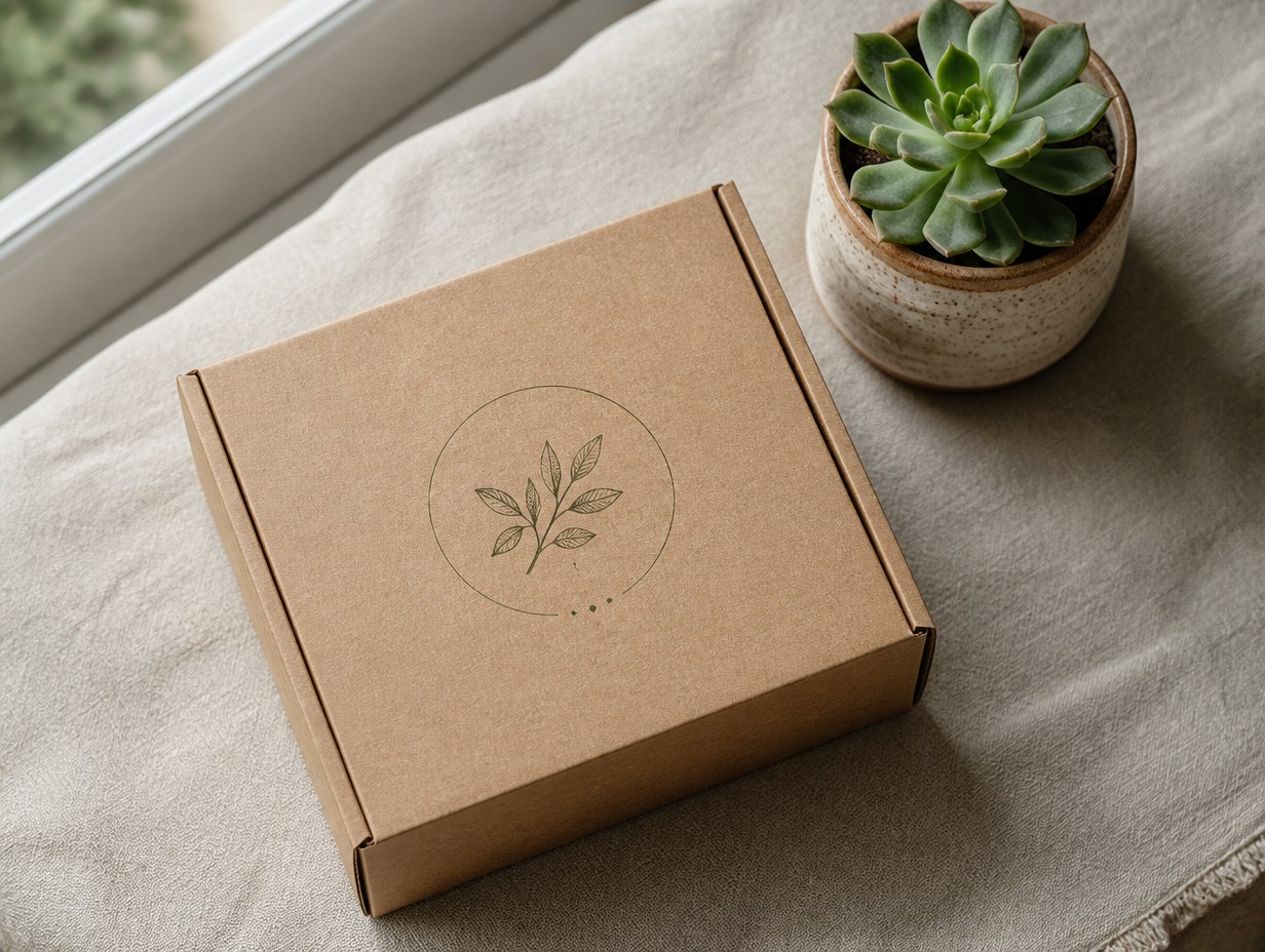 Kraft Box mockup example