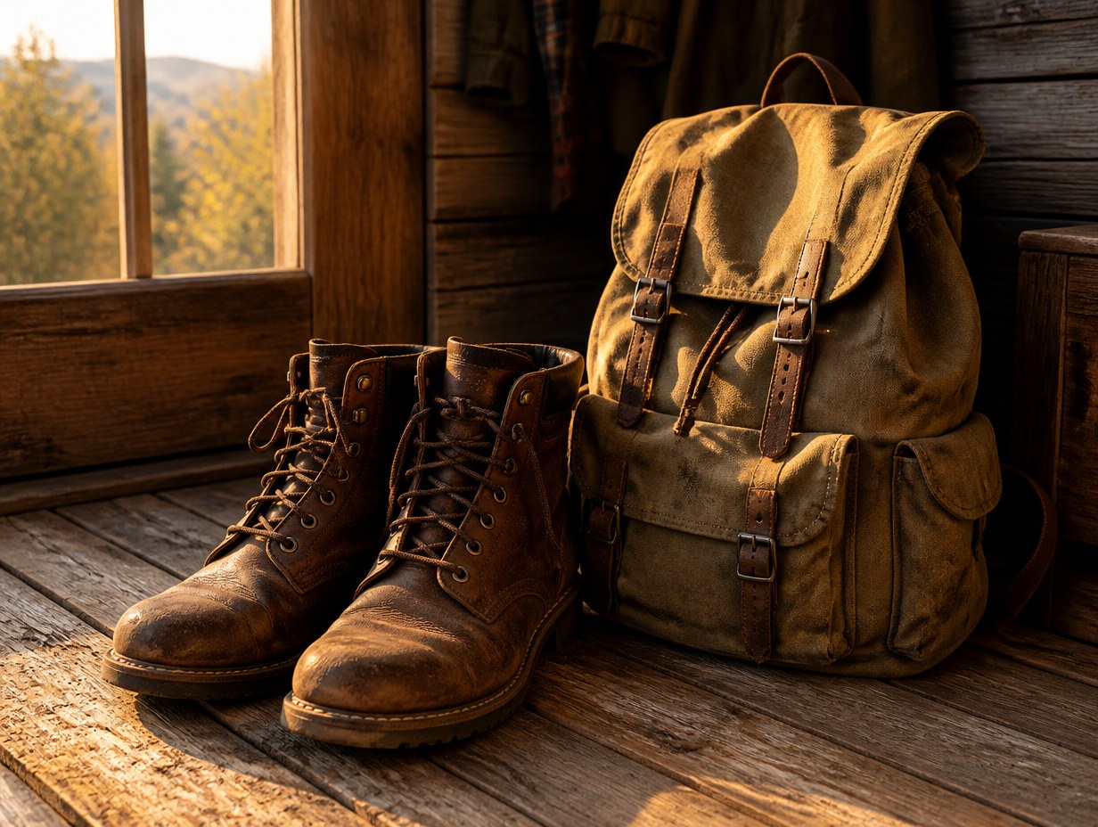 Lace-Up Boots mockup example