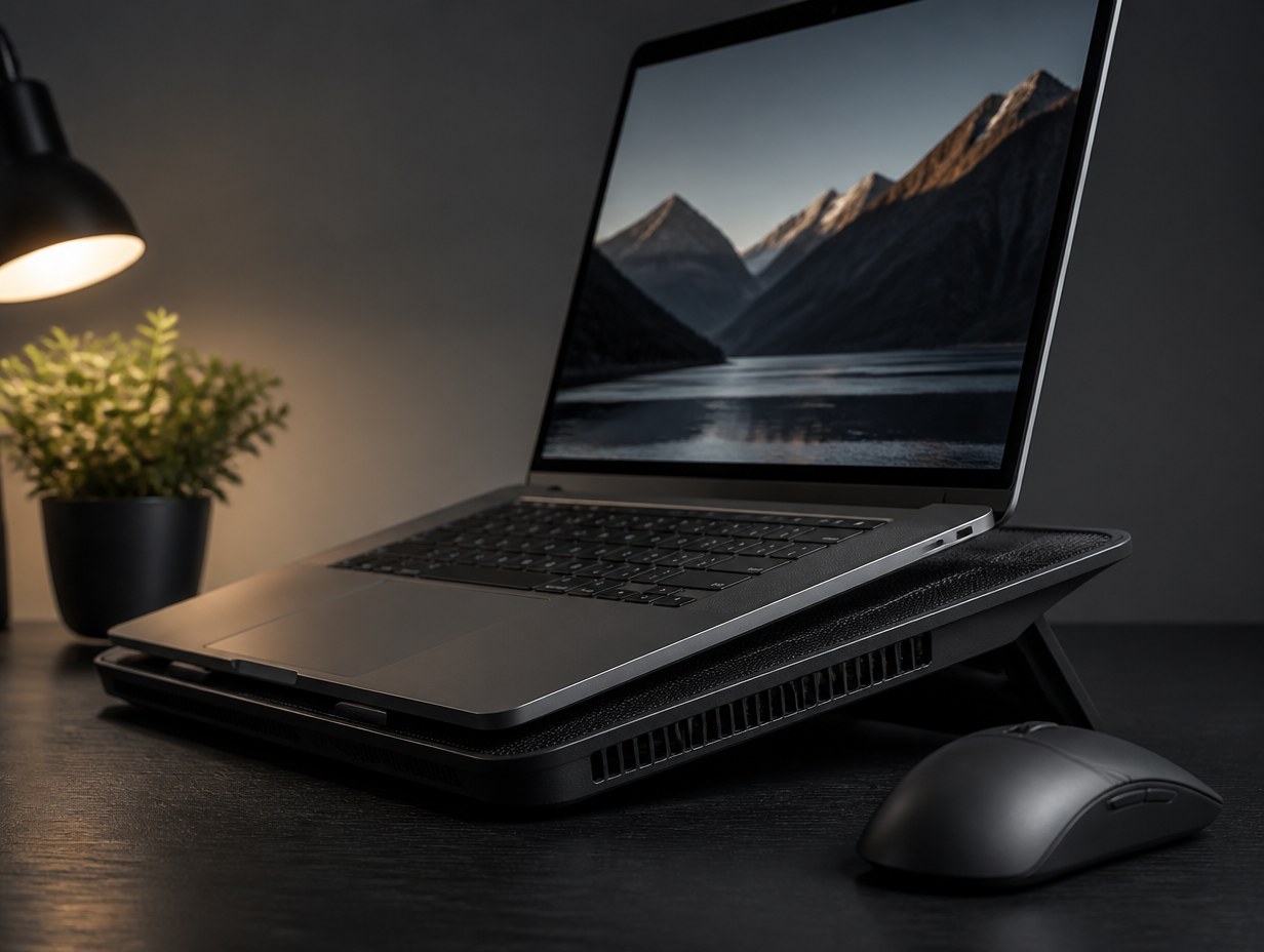 Laptop Cooling Pad mockup example