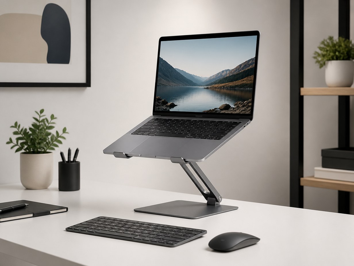 Laptop Stand mockup example