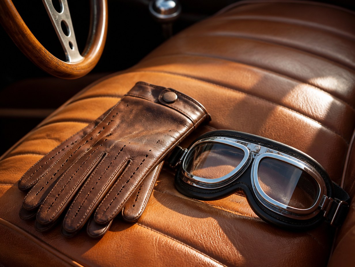 Leather Gloves mockup example