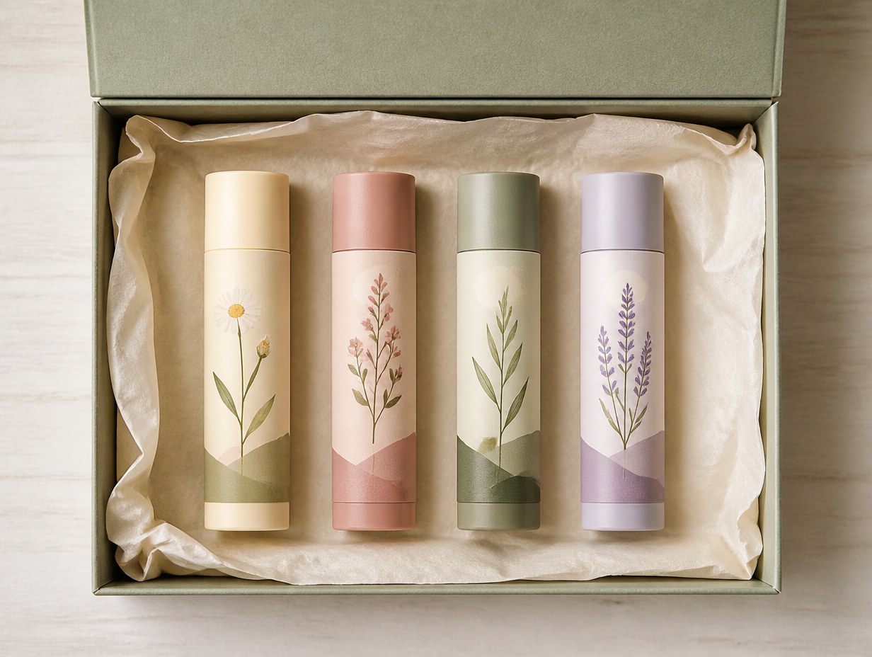 Lip Balm Gift Set mockup example
