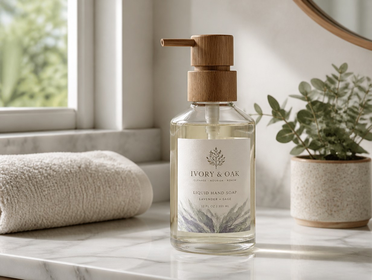 Liquid Soap Dispenser mockup example