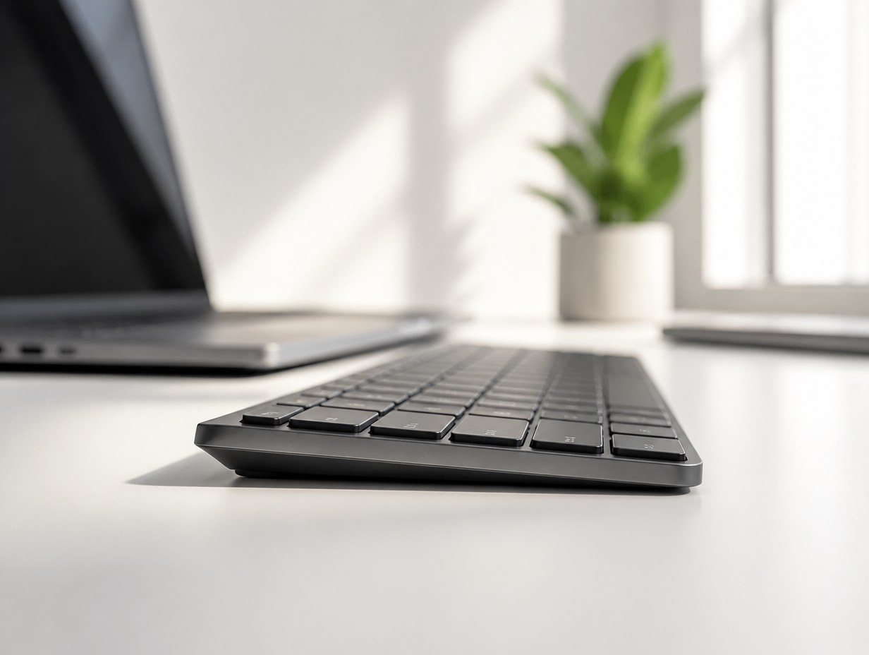 Low-Profile Keyboard mockup example