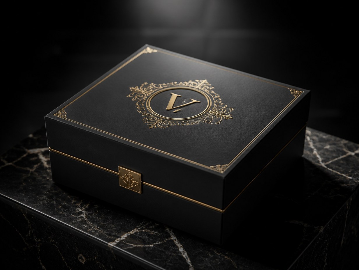 Luxury Gift Box mockup example