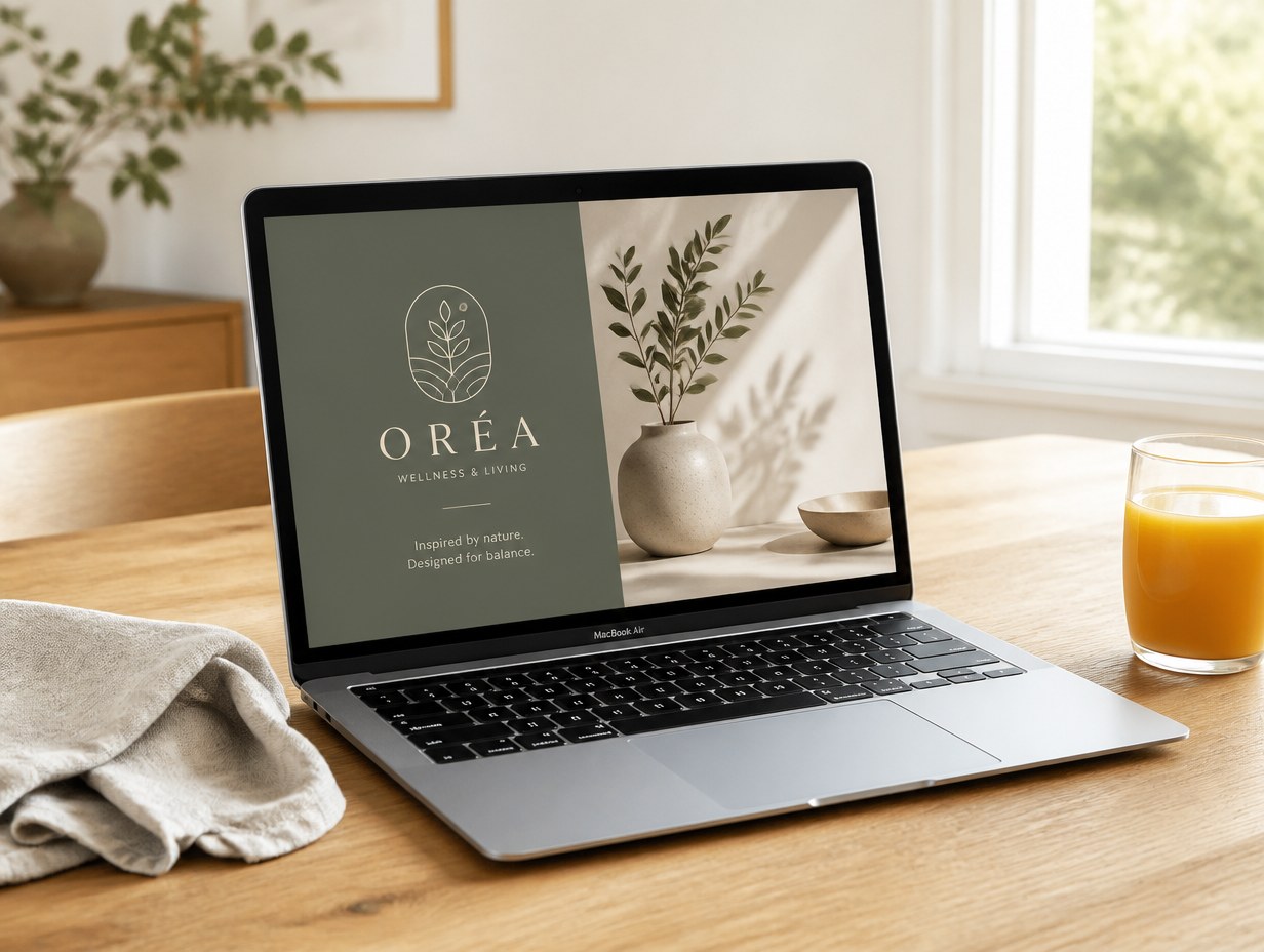 MacBook Air mockup example