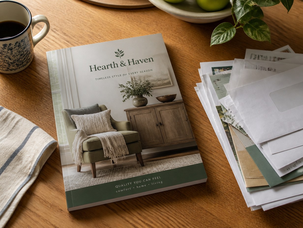 Mail-Order Catalog mockup example