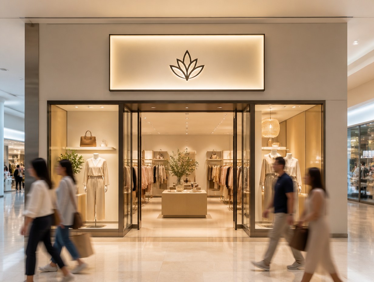 Mall Lightbox mockup example