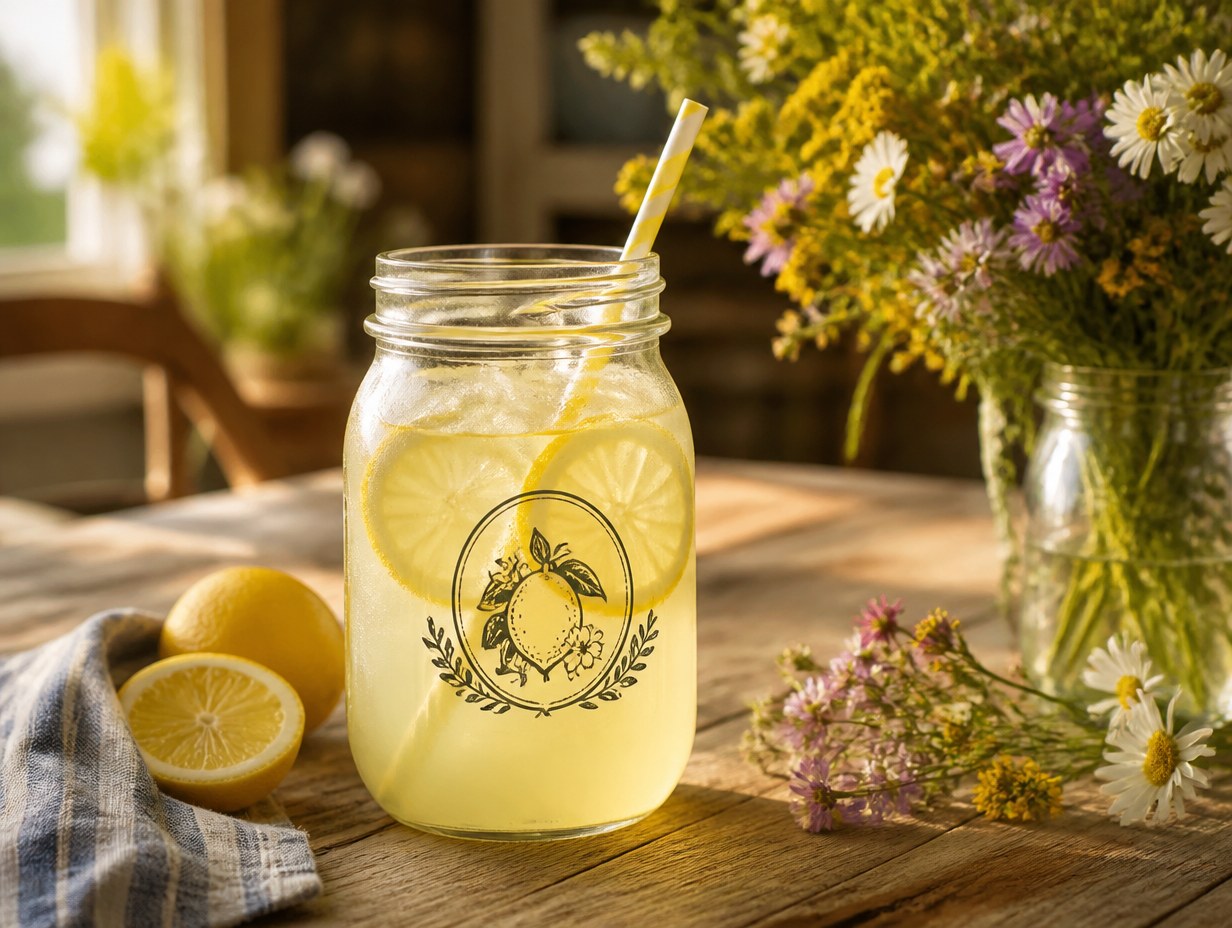 Mason Jar mockup example
