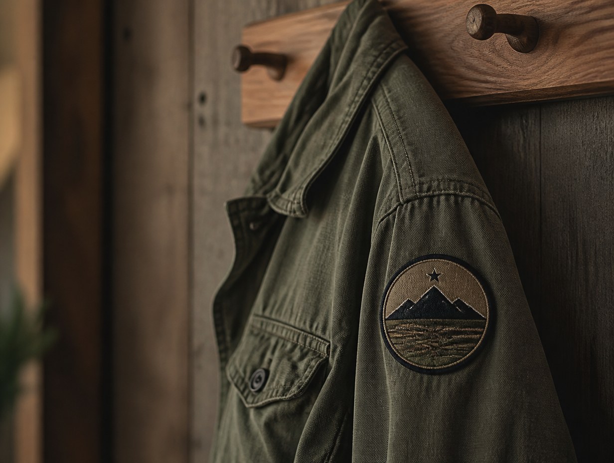 AI-generated military patch mockup sample