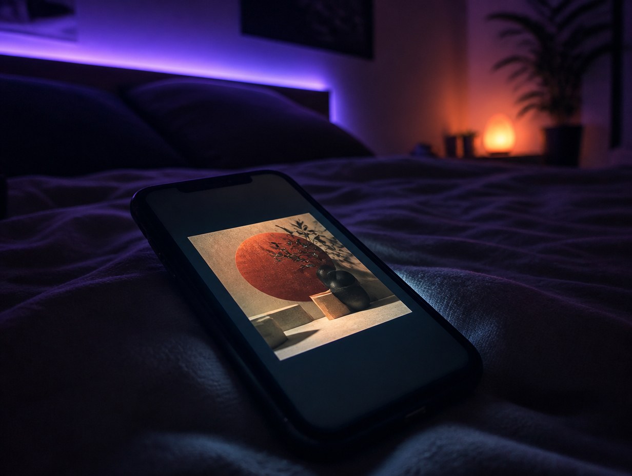AI-generated mixtape cover mockup sample