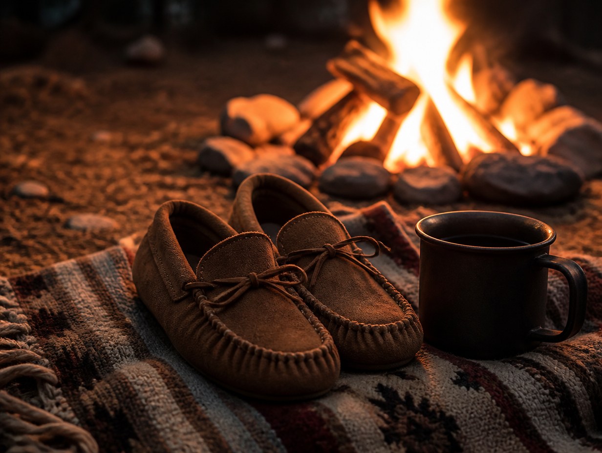 Moccasins mockup example