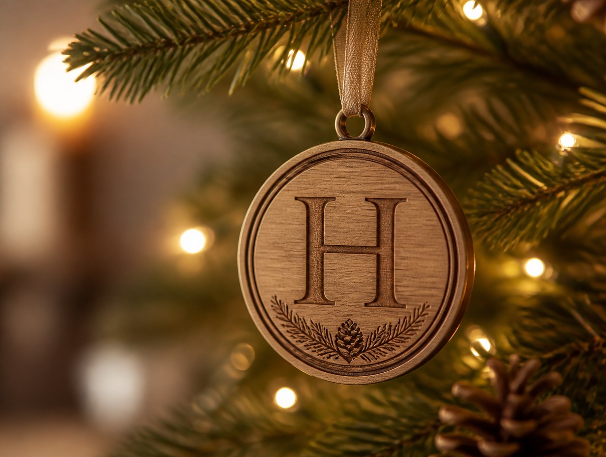 Monogram Ornament mockup example