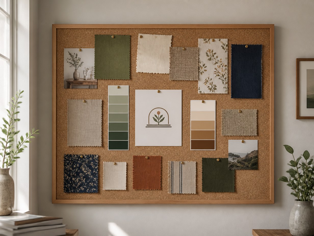 AI-generated moodboard mockup sample