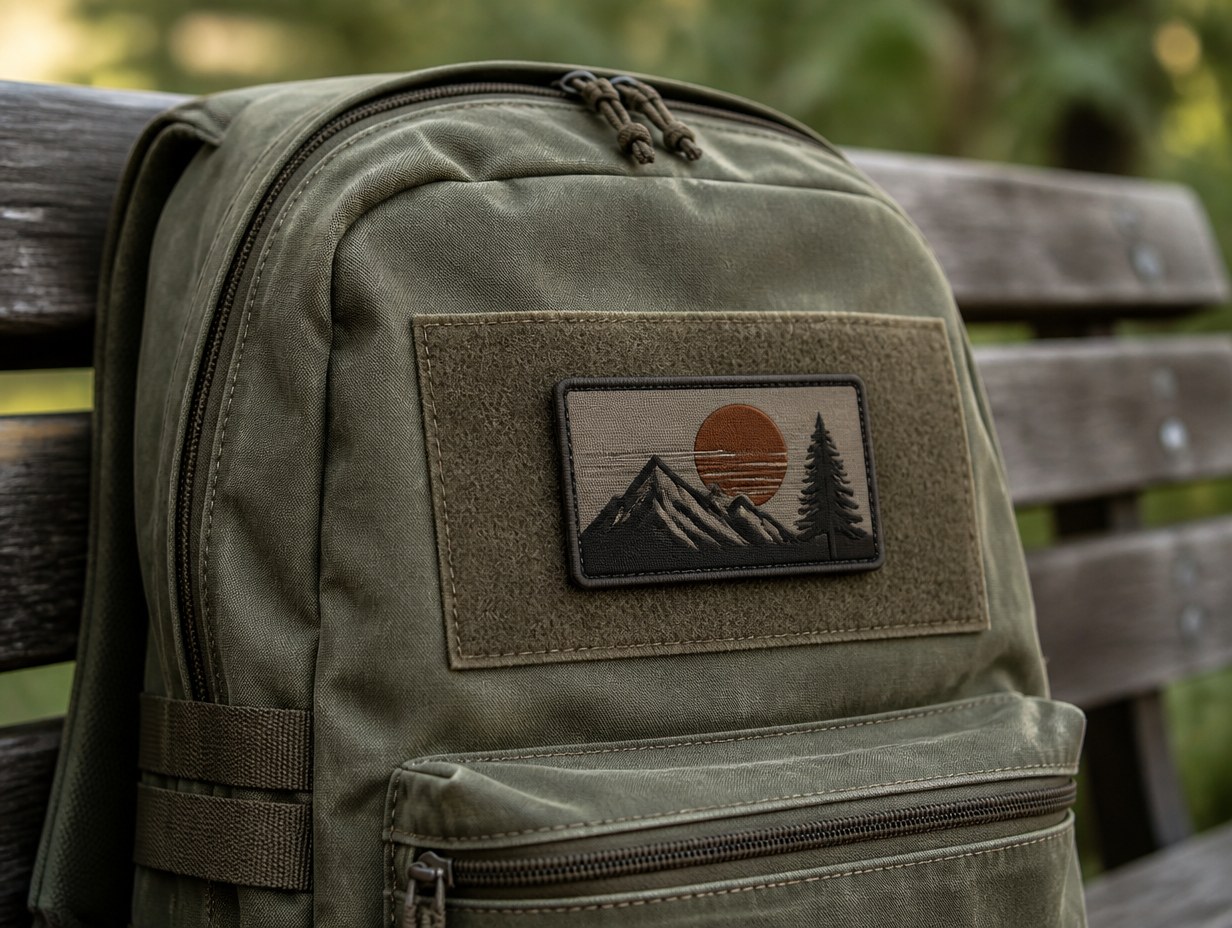 AI-generated morale patch mockup sample