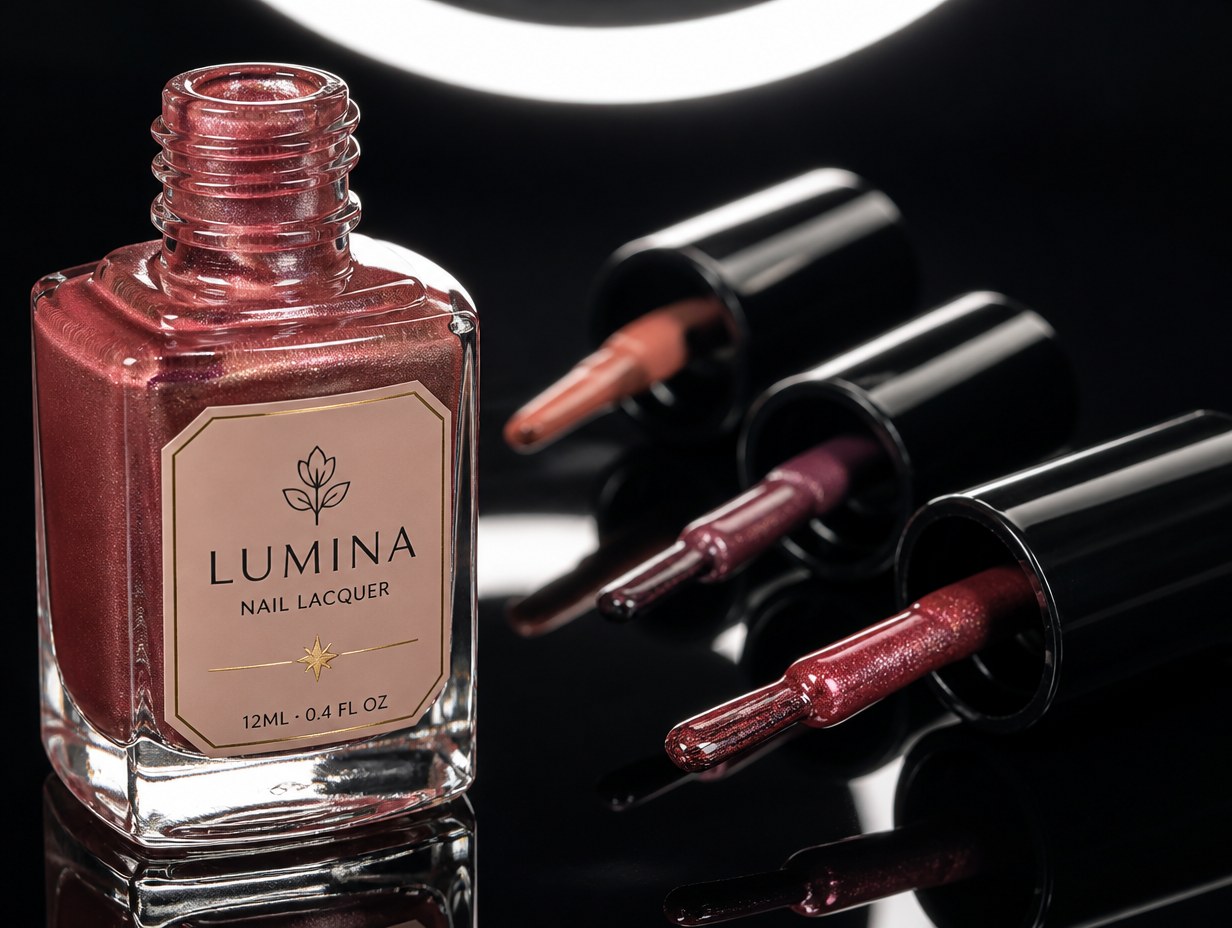 Nail Polish Bottle mockup example