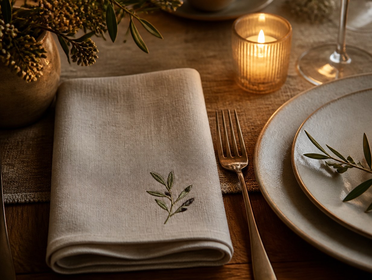 AI-generated napkin mockup sample