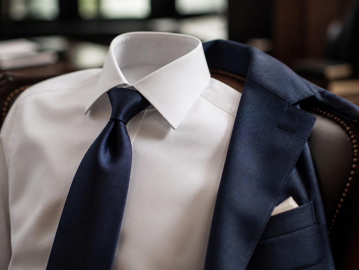AI-generated necktie mockup sample