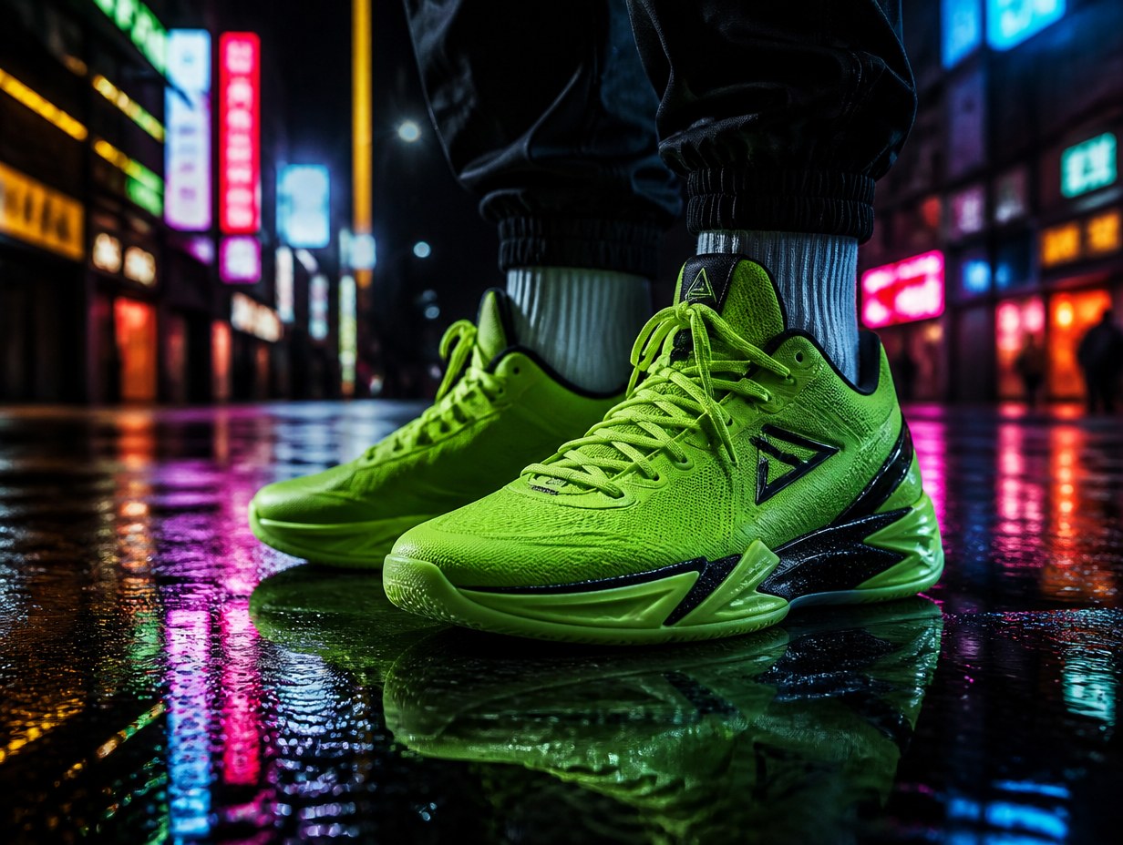 Neon Sneakers mockup example