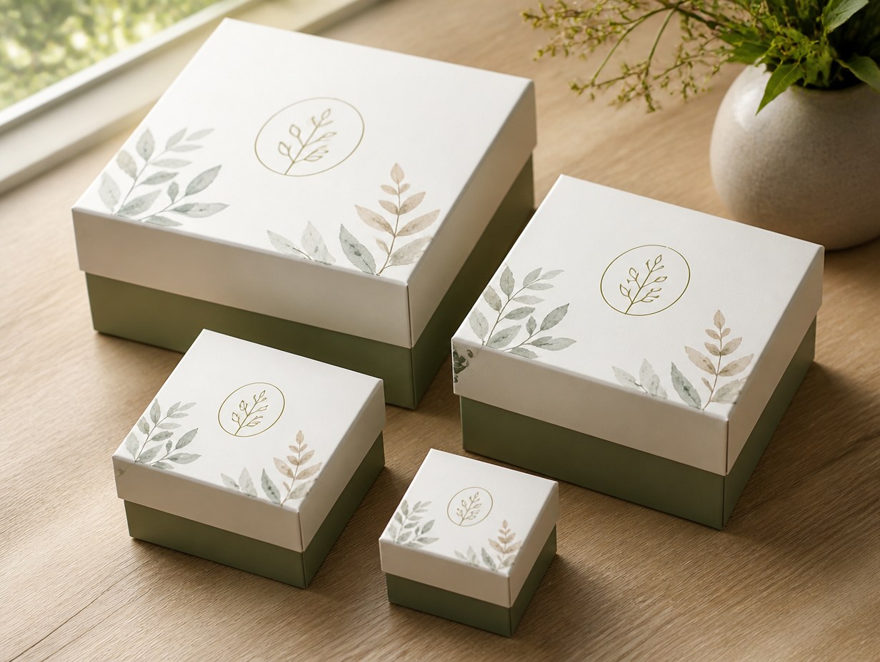 Nesting Gift Boxes mockup example